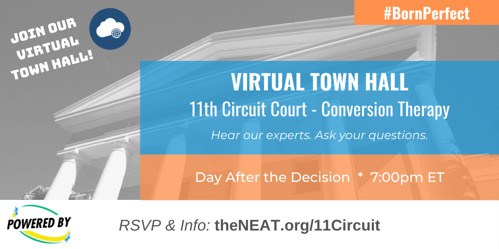 Virtual town hall banner